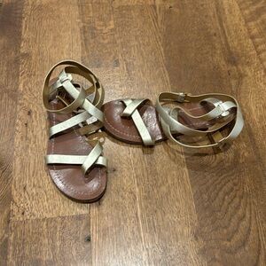 Tory Birch Women’s Sandals Tan and Gold Size n/a